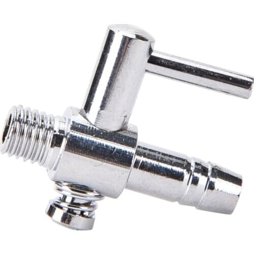 ZLinKJ 1PCS Hot Selling Stainless Steel Valves Thread Aquarium Air Flow Distributor Lever Control Valve Hot