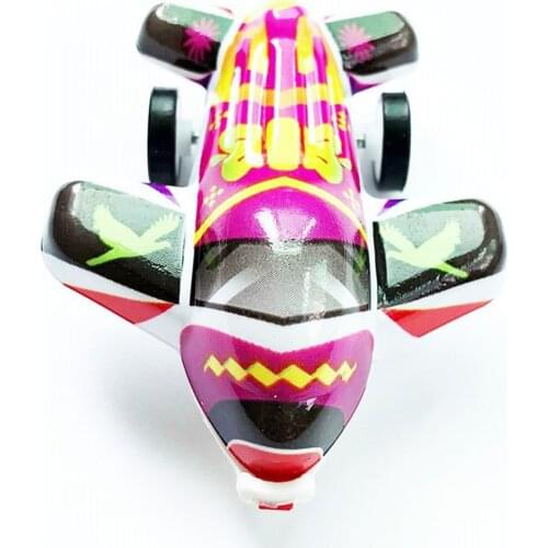 1pc New Boys Cute Cartoon Animals Model Mini Plane Game Toys Pull-back Style Educational Toys for Children Kids Toddlers Gift