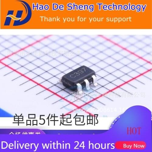 10PCS/LOT LM397MFX LM397 SOT23-5 Logo C397 Single Channel Voltage Comparator IC New Original In Stock