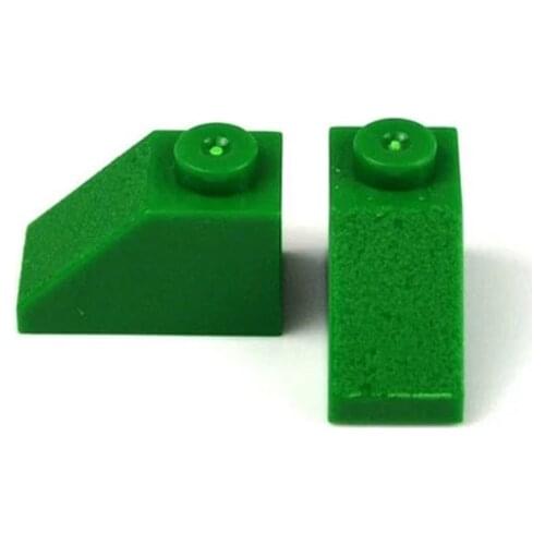 100pcs DIY Building Blocks Thick Figure Bricks Slope 1x1 Educational Creative Size Compatible With leduo Plastic Toy