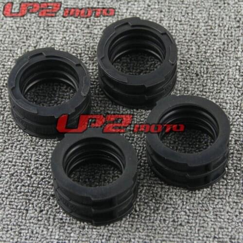 4pcs Carburetor Intake Manifold for Yamaha V-MAX 1200 VMX12V 1985-2007 carburetor pad plastic outlet Carburetor Interface glue