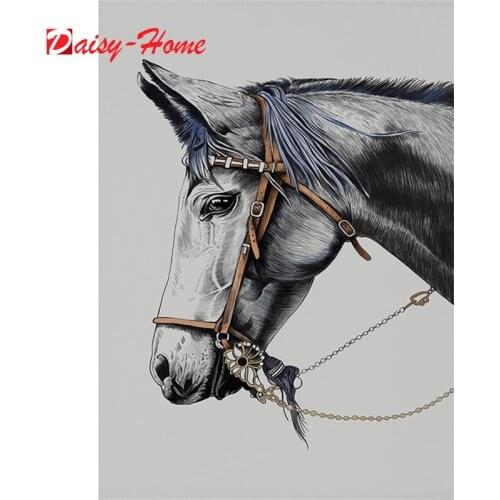 Diamond Painting Horse Mosaic Art Diamond Embroidery Animal DIY Picture Of Rhinestones Cross Stitch Wall Decor