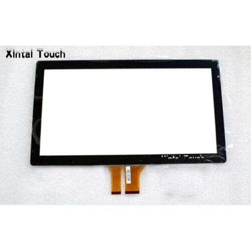 Free driver 49" multi projected capacitive touch screen 10points touch PCAP panel overlay kit with USB controller