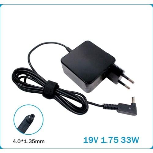 19V 1.75A 4.0*1.35mm 33W For ASUS Vivobook S200 S220 X200T X202E X553M Q200E X201E Power Supply Charger AC Adapter ADP-33AW A