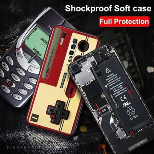 For Nubia Red Magic 6 Case RedMagic 6 NX669J TPU Soft Silicone For Nubia Red Magic6 5G NX 669J Cover Back Case RedMagic6 Bumper