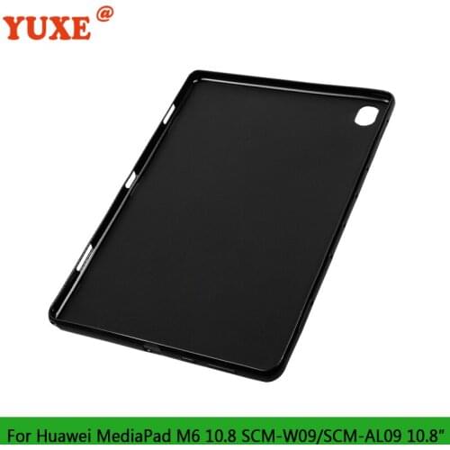 Tablet Case For Huawei MediaPad M6 10.8 inch (2019) SCM-W09 SCM-AL09 Funda Back TPU Silicone Anti-Drop Cover for m6 10.8" Cases