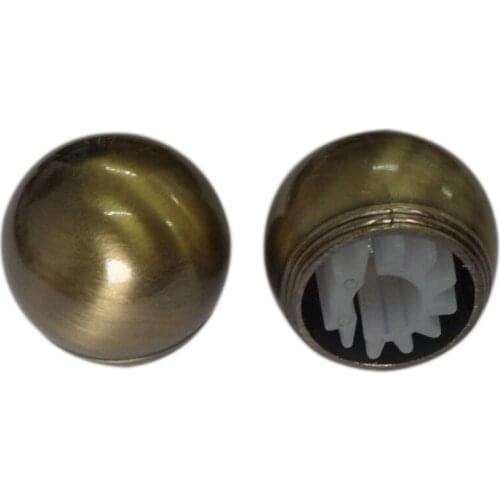 D20mm Curtain Rod Decorative Head Romana Sphere , Curtain Accessories Finials for Window Decoration