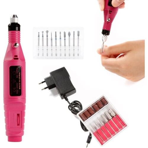 Electric Manicure Machine Nail Drill Bits Set 10pcs Milling Cutter Gel Polish Remover Set Of Cutters For Manicure Apparatus