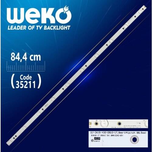 GJ-2K15-430-D510-17.8MM-V4(PITCH 88.5MM) - 84.4 CM 10 LED- (WK-254)
