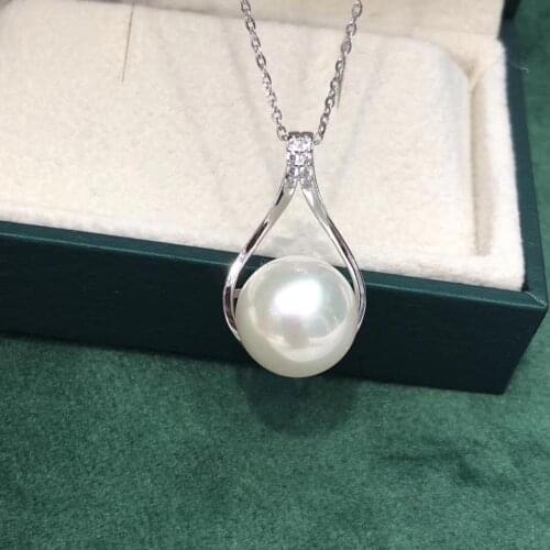 Nice Quality 925 Sterling Silver Pendant Base Settings Mountings Findings Parts for Pearl Coral Jade Beads Stones Crystal