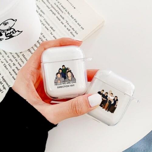 Fashion One Direction Cover For Apple Airpods 2 1 Case Wireless Earphone Accessories Clear Silicone Funda For Airpods Pro Cases