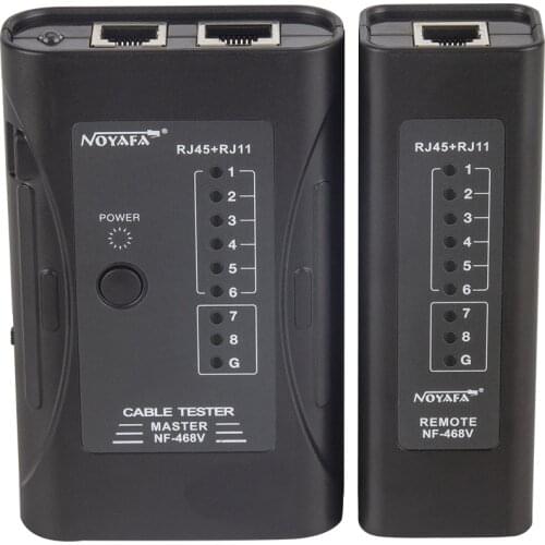 NOYAFA NF-468V Cable Continuity Test Check RJ11 RJ45 Cable Quickly Detect Multifunctional Automatically Tests