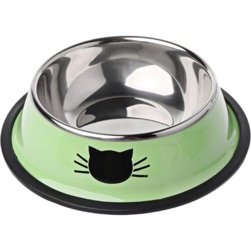 Drinking Feeding Dual-Use Food Feeder Elevated Dog Food Water Anti-leak Bowl Raised Feeder Stand Pet Feeding Supply