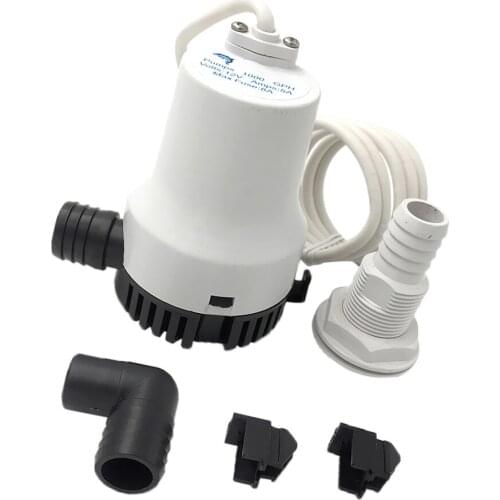 Submersible 1000GPH 12V Marine Bilge Pump Boat RV 25mm Outlet