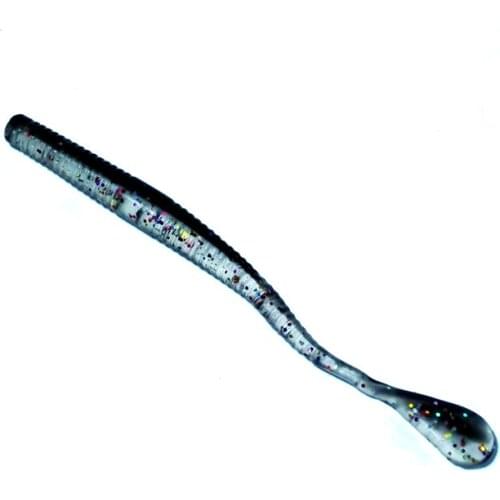 10pcs/lot Fishing Artificial Lures Silicone Bass Pike Minnow Swimbait Jigging Plastic Baits Worm