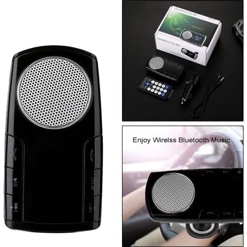 Remote Control Bluetooth Car FM Transmitter Car Adapter Car MP3 Player Speakerphone w/ 1.4'' Screen AUX USB Port