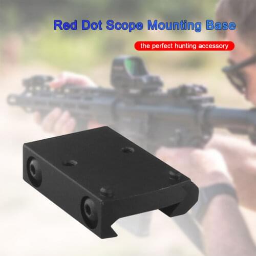 Tactical RMR Red Dot Sight Base Quick Release Bracket 25.4/30mm Hunting Sight Clamp Low Picatinny Rail Mounting Adapter