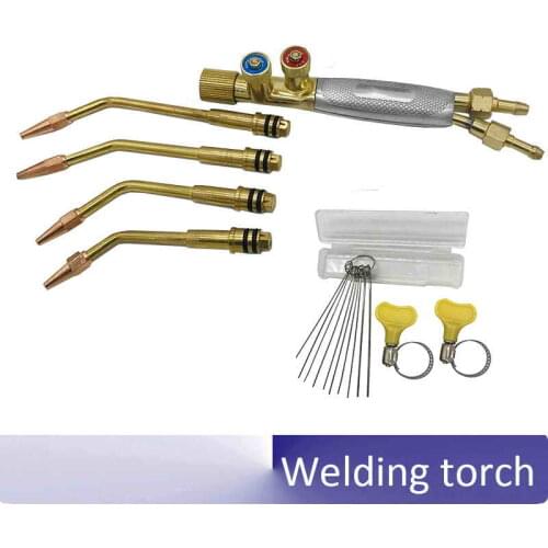 High-grade welding torch Japanese type Jet torch Gas welding tools Oxygen acetylene Portable propane welding gun