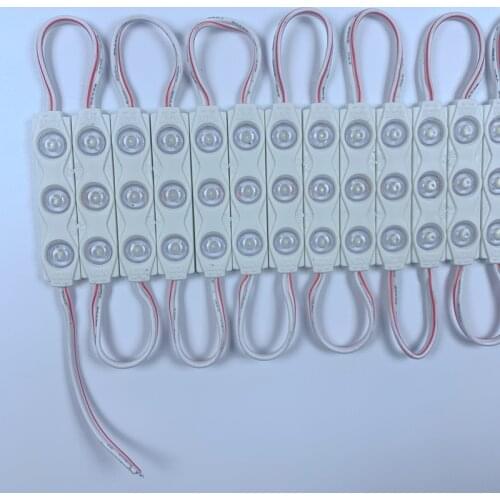 1000pcs DC12V 1.5W 2835 LED Module for Advertising sign and Channel Letter IP65 Wide Beam angle with Lens Shop Banner Cool white