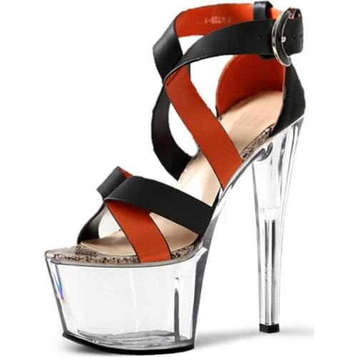 2016New Arrival Sexy Ankle Straps Gladiator Sandals High Heels Platform Summer Shoes Crystal Shoes