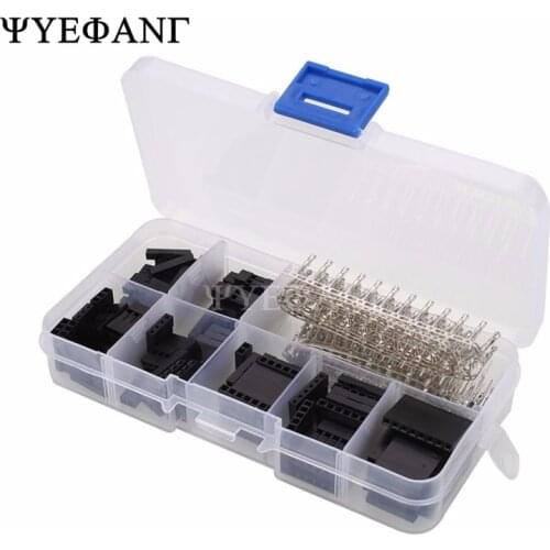 310pcs Dupont sets Kit 2.54mm Male/Female Wire Jumper Pin Header Connector Kit Set Housing