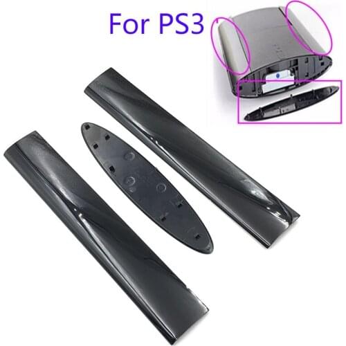 5Pcs Black Hard Drive HDD Bay Door Cover For PS3 4000 Console Front Housing Case Left Right Faceplate Panel