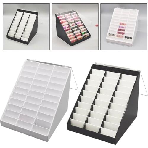 Acrylic Nail Tips Color Display Holder Rack Storage Box Nail Art Salon Acrylic Board Nail Display Stand Nail Art Display