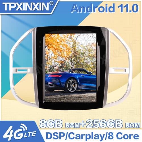 Android 11 For Mercedes Benz Vito 3 2014 - 2020 Carplay Radio Player Car GPS Navigation Head Unit