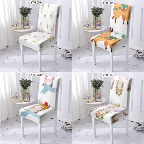 Alpaca animal Covers chairs Gamer chair Chair cover chair Seat covers Chairs for kitchen dining chairs Armchair Chair cushion