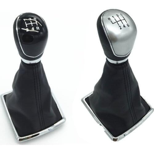 5/6 Speed Manual Gear Shift Knob Gaiter Boot Cover Case For Ford Focus 2 MK2 2005-2011 / C-Max 2007-2010 / Fiesta Kuga 2008-2012