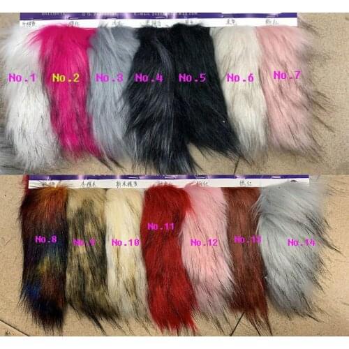 High-grade thick imitation raccoon long plush cloth,COSPLAY decorative faux fur fabric,160cm*45cm(half yard)/PCS