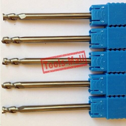 1pc 4mm D4*30*D4*100 HRC50 2Flutes Milling cutters for Aluminum CNC Tools Solid Carbide CNC flat End mills Router bits