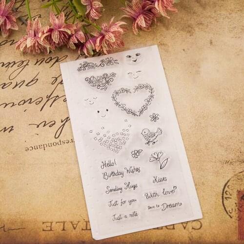 Love Clear Stamp/Seal for DIY scrapbooking/photo album Decorative clear stamp sheets A1865
