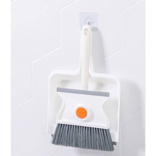Broom And Dustpan Set Combination Household Office Cleaning Tool Mini Broom Desktop Dust Sweeping Garbage Shovel Cleaning Brush