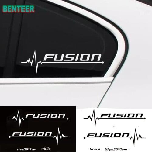 2pcs /lot car windows sticker car body sticker for Ford Fusion
