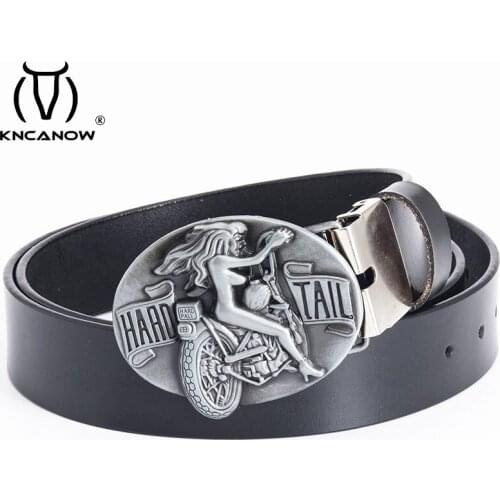 New Designer Fashion Womens Wide Belts Genuine Leather Brand Straps Female Waistband Motorcycle Buckle Fancy Vintage For Jeans