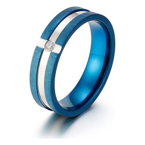 New Korean fashion stainless steel ring frosted single ring unisex