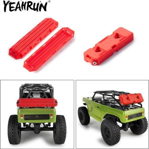 YEAHRUN Plastic Sand Ladder Antiskid Board Oil Can Fuel Petrol Tank for Axial SCX24 90081 1/24 RC Crawler Car Decoration Parts