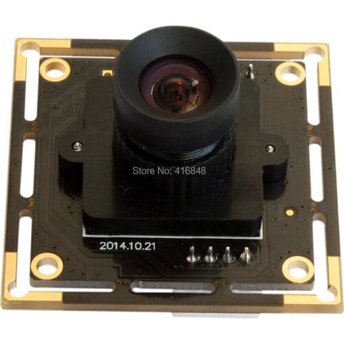 592X1944 5Megapixel industrial USB Camera Module Aptina MI5100 CMOS no distortion USB Camera for Android Linux Windows Mac