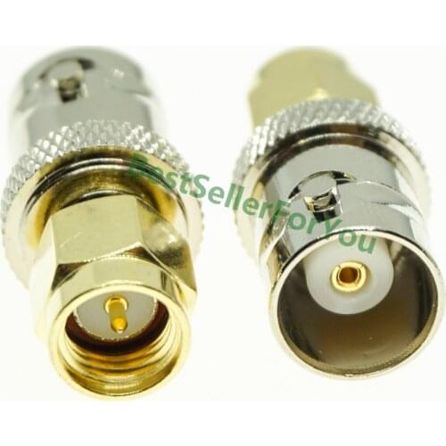 SMA Male Plug To Connector BNC Female M/F Radio Antenna Connector RF Coax Coaxial Adapter