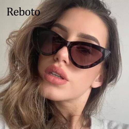 Vintage Cateye Sunglasses Women Sexy Retro Small Cat Eye Sexy Leopard Brand Designer Sun Glasses For Female Oculos De Sol