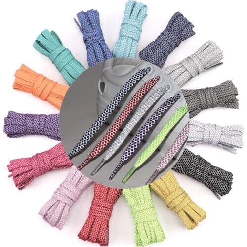 1Pair Reflective Flat Shoelaces Fluorescent Sneaker Shoestrings Sports Shoelace Running Shoes lace Adult children Shoelaces