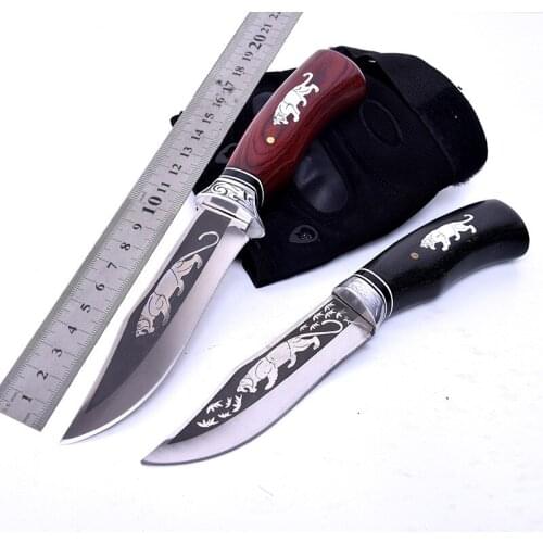Outdoor high hardness fruit knife, survival multi-function saber, small straight knife, camping knife