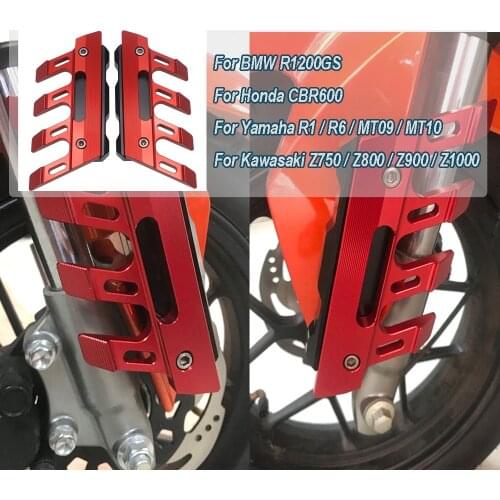 For Yamaha R1/R6/MT09/MT10 Motorcycle Front Fender Slider Protector CNC Guard For Kawasaki Z750/Z800/Z900/Z1000