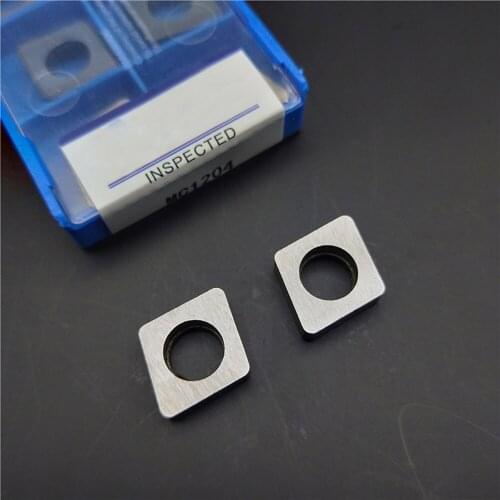 10PCS MC1204 for CNC lathe parts knife pad hard stainless steel carbide tool mc1204