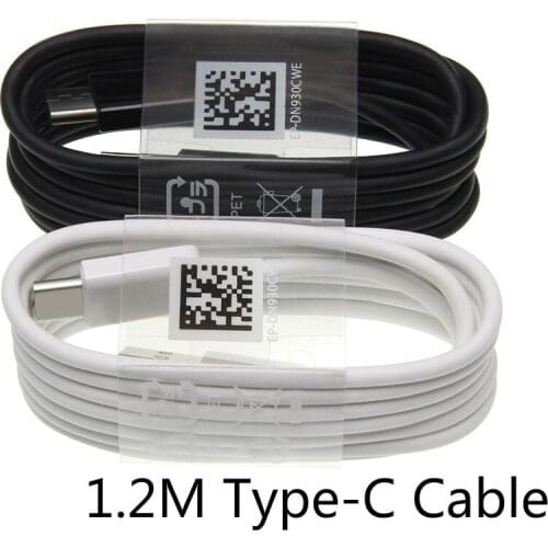 100pcs/lot 1.2M USB Type C Cable Fast Charging Data Cord Type-c Cable for Samsung S9 S8 Note 8 9 mi Oneplus 5t USB-C wholesale