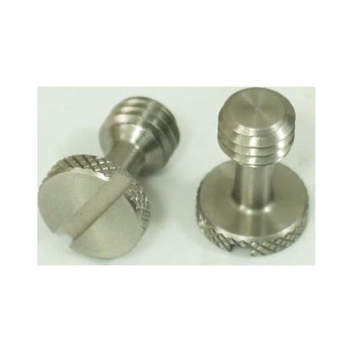 2pcs SSteel long 3/8"-16 camera screw for tripod and Quick Release plate