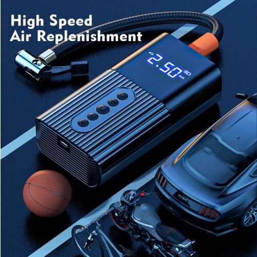 2021 Portable Wireless Tire Inflatable Pump Inflator Air Compressor Pump 12V Car Electrical Air Pump for Car Motorcycle Bicycle