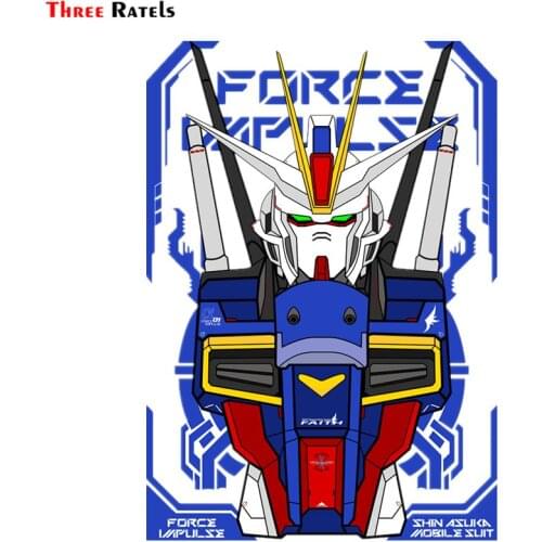 Three Ratels FC468 Impulse Force Cartoon 3D Stickers For Car Anime Motorcycle Decal