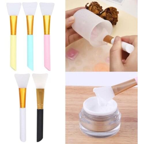 5Pcs Silicone Cleaning Mixing Brush UV Resin Cleaning Mold Tools Jewelry Making Tools Colors Random
